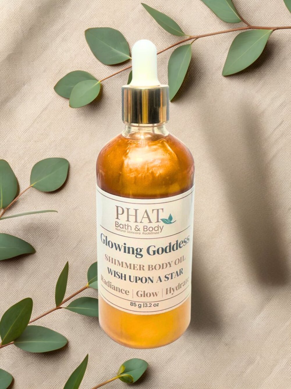 Phat Bath & Body Wish Upon a Star Glowing Goddess Shimmer Body Oil